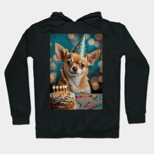 Chihuahua Dog Cute Birthday Card Hoodie